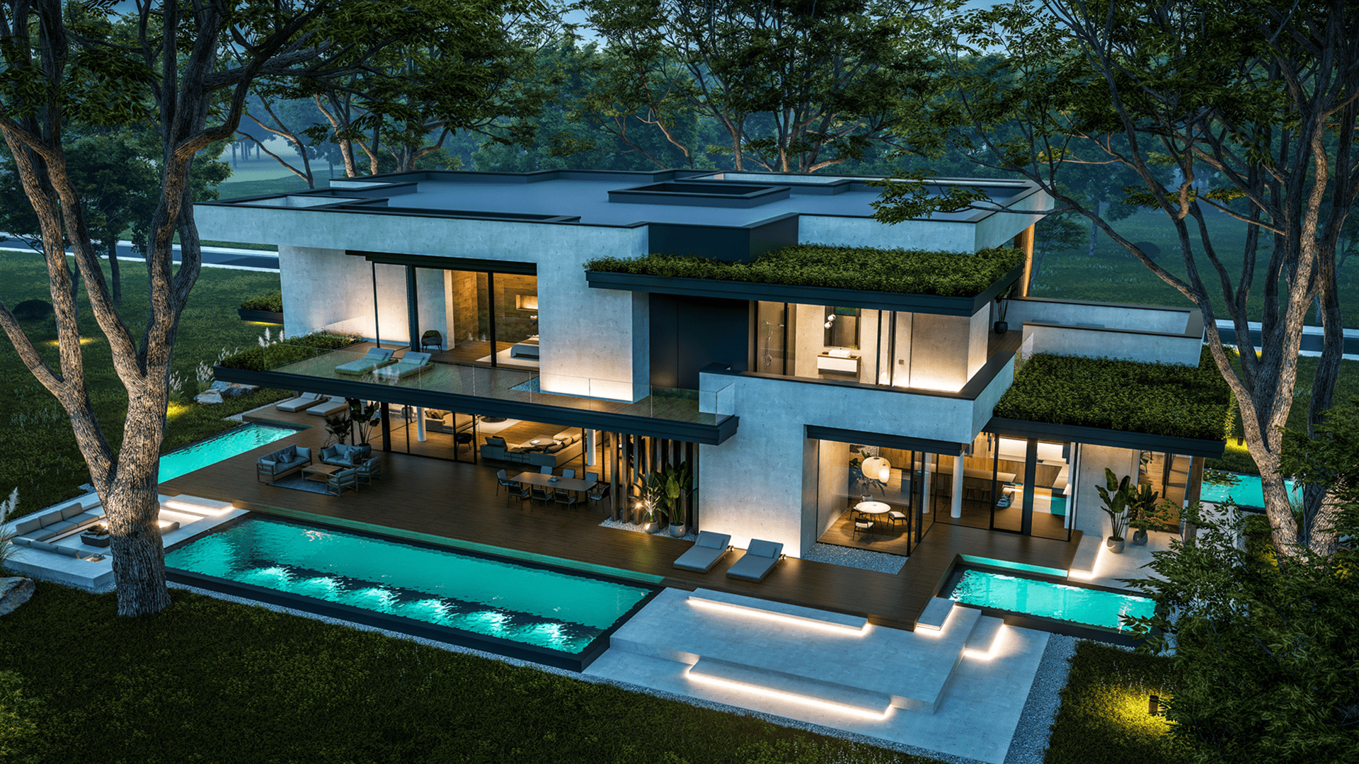 contemporary luxury home